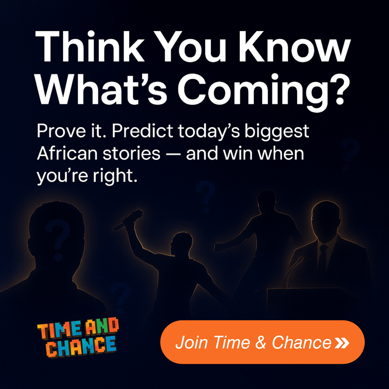 Time & Chance - create an account and start predicting and winning USDT today!